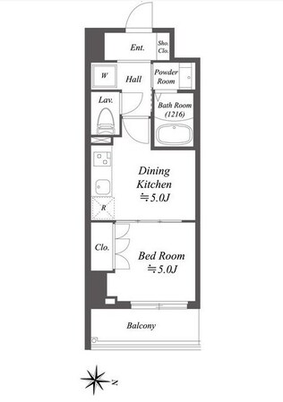 アルファプライム東陽町の物件間取画像